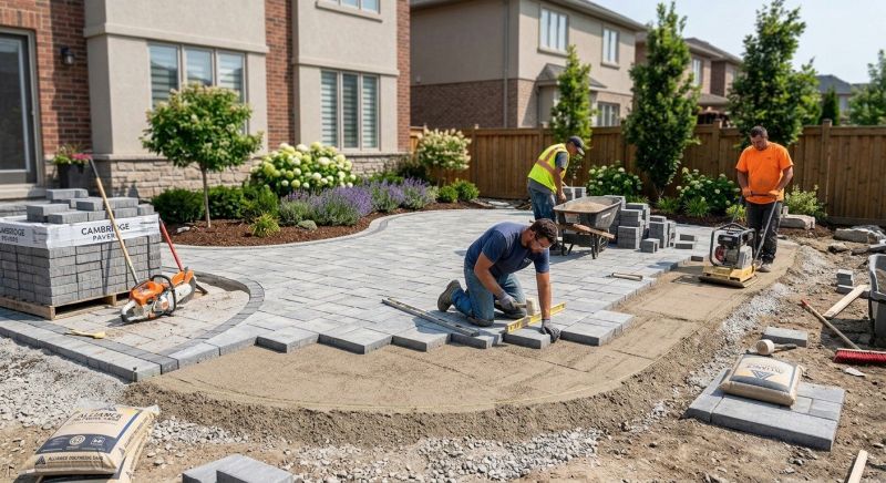 Poolside Hardscaping in Norwalk, CT